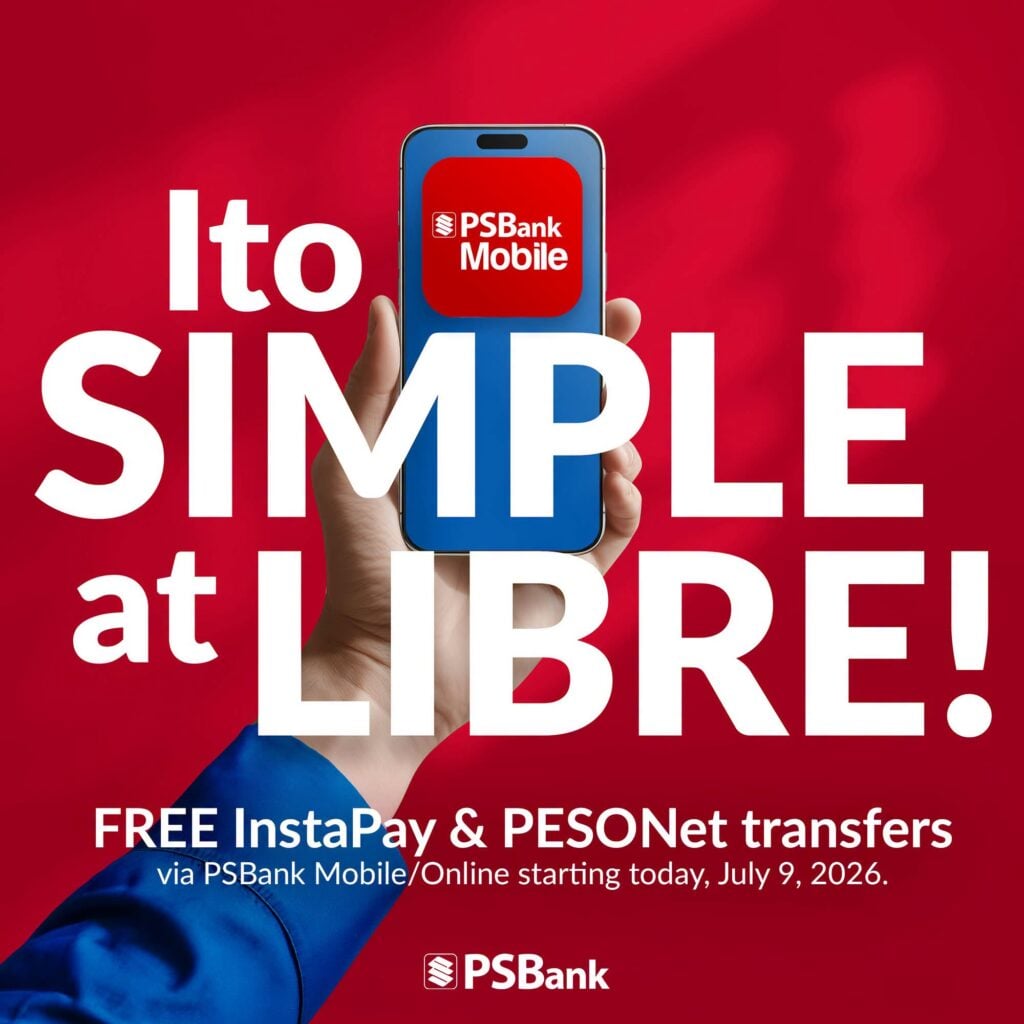 Photo for the Article - PSBank Waives InstaPay and PESONet Fees Starting July 9