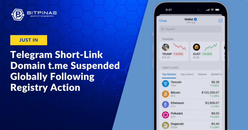 Photo for the Article - Telegram Short-Link Domain t.me Suspended Globally Following Registry Action