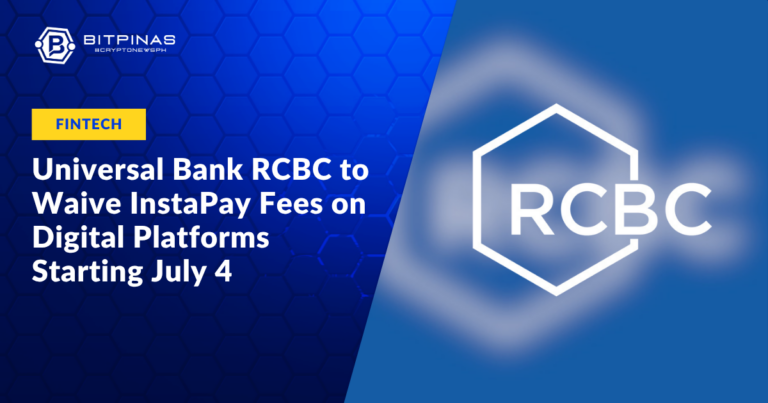 RCBC to Waive InstaPay Fees on Digital Platforms Starting July 4