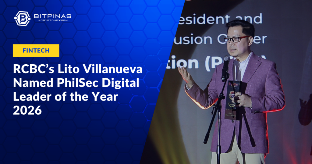 Photo for the Article - RCBC’s Lito Villanueva Named PhilSec Digital Leader of the Year 2026
