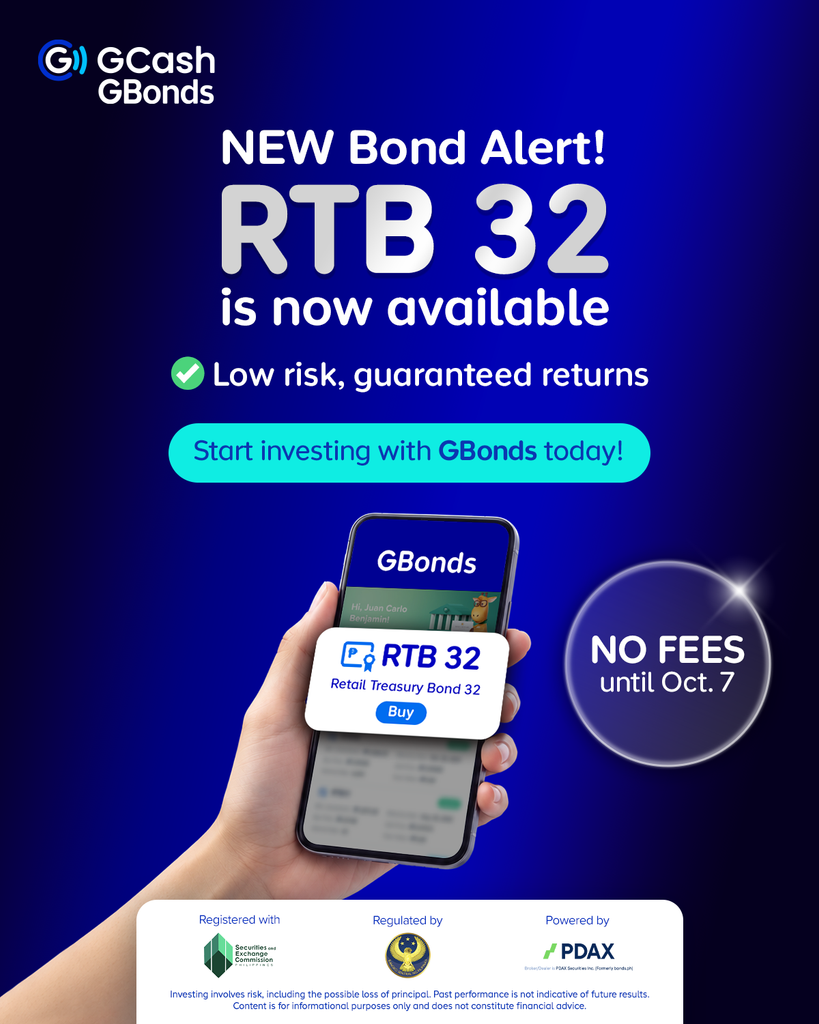 Photo for the Article - GCash, PDAX Offer Philippine Government’s RTB 32 Treasury Bond via Mobile App