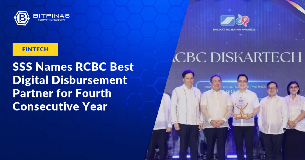 SSS Names RCBC Best Digital Disbursement Partner for Fourth Consecutive ...