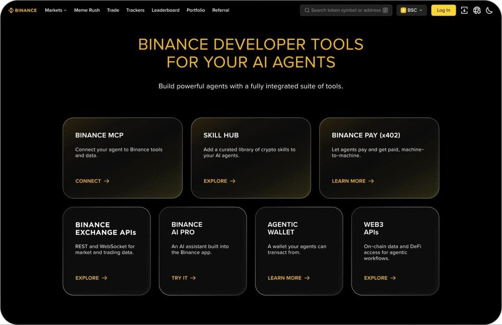 Photo for the Article - Binance Intelligence Launches AI Product Stack to Automate Trading Strategies and Market Analysis